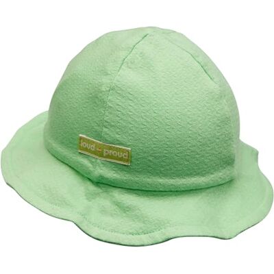 loud + proud unisex barn från muslin Jersey, gjord av ekologisk bomull, GOTS certifierad solhatt, opal, 42-44 loud + proud unisex barn från muslin Jersey, gjord av ekologisk bomull, GOTS certifierad solhatt, opal, 42-44