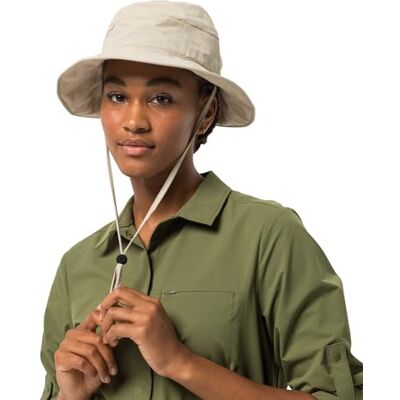 Jack Wolfskin dam Wingtip HAT W solhatt, vit peppar, M Jack Wolfskin dam Wingtip HAT W solhatt, vit peppar, M