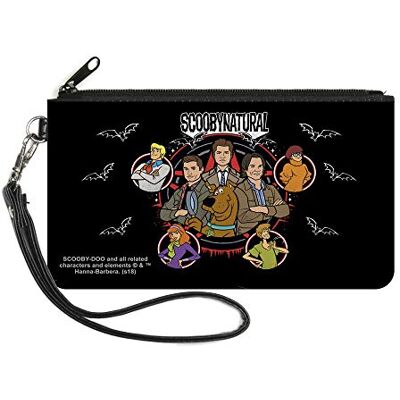 Buckle-Down Plånbok med dragkedja, Scooby Doo Supernatural Large för kvinnor, flerfärgad Buckle-Down Plånbok med dragkedja, Scooby Doo Supernatural Large för kvinnor, flerfärgad