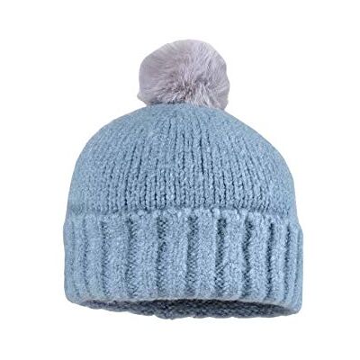 maximo Mössa för flickor med fuskpälspom beanie-mössa, flintstone/möve, 52/53 cm maximo Mössa för flickor med fuskpälspom beanie-mössa, flintstone/möve, 52/53 cm