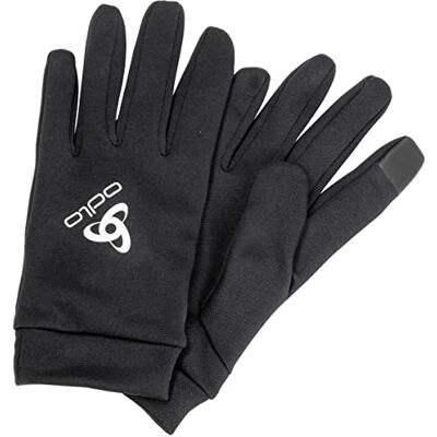 Odlo Stretchfleece Liner Eco E-Tip handske svart XS Odlo Stretchfleece Liner Eco E-Tip handske svart XS