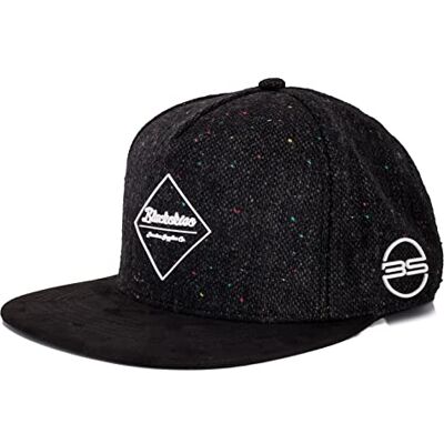 Blackskies Snapback-keps, svart, brun, grå, ull, paraply, unisex, premium baseballkeps, keps, Hades, En Storlek Blackskies Snapback-keps, svart, brun, grå, ull, paraply, unisex, premium baseballkeps, keps, Hades, En Storlek