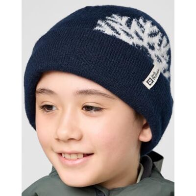 Jack Wolfskin Beanie K, unisex basker barn, nattblå, Jack Wolfskin Beanie K, unisex basker barn, nattblå,