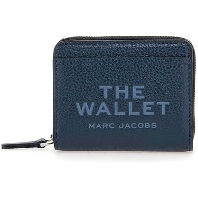 Marc Jacobs Mini Compact plånbok för kvinnor, en storlek, Blått hav, Taglia Unica Marc Jacobs Mini Compact plånbok för kvinnor, en storlek, Blått hav, Taglia Unica