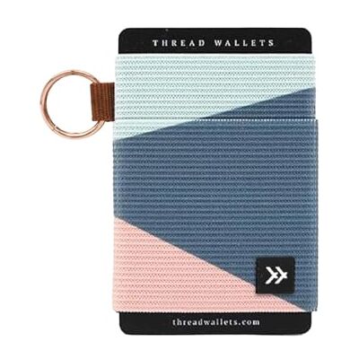 Thread Wallets Trådplånböcker – smal, minimalistisk plånbok – framficka med kreditkortsfack, fin linje (flerfärgad) – 43213-61735 Thread Wallets Trådplånböcker – smal, minimalistisk plånbok – framficka med kreditkortsfack, fin linje (flerfärgad) – 43213-61735