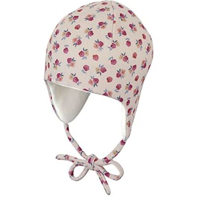 Sterntaler Baby flicka mössa baby inkammössa blommor, Beige, 45 Sterntaler Baby flicka mössa baby inkammössa blommor, Beige, 45