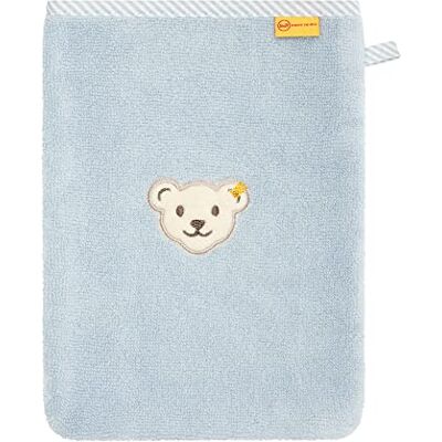 Steiff Unisex barn mini basic tvättlapp, elegant blå, en storlek Steiff Unisex barn mini basic tvättlapp, elegant blå, en storlek