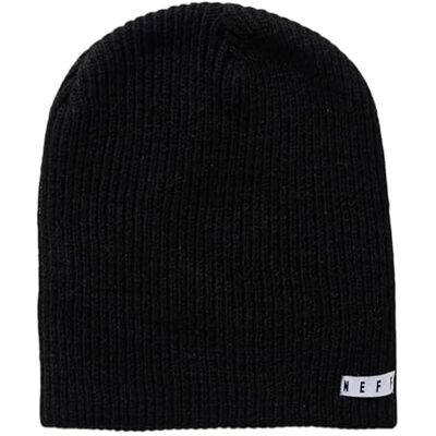 Neff Daglig ljung mössa hatt för män och kvinnor, Svart, one size Neff Daglig ljung mössa hatt för män och kvinnor, Svart, one size