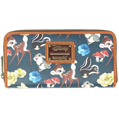 Loungefly x Disney Bambi och vänner dragkedja runt plånbok Loungefly x Disney Bambi och vänner dragkedja runt plånbok