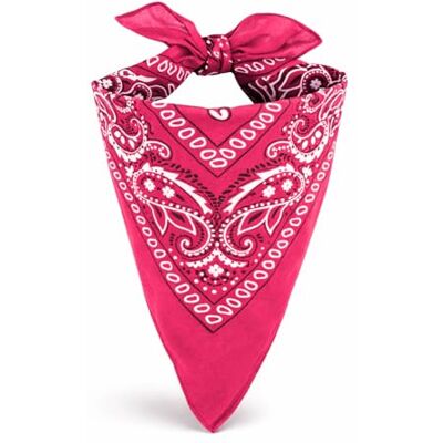 EUROXANTY Bandana 100 % bomull Halsduk, huvud, handled Unik design Halsdukar för mode och sport , Rosa, one size EUROXANTY Bandana 100 % bomull Halsduk, huvud, handled Unik design Halsdukar för mode och sport , Rosa, one size
