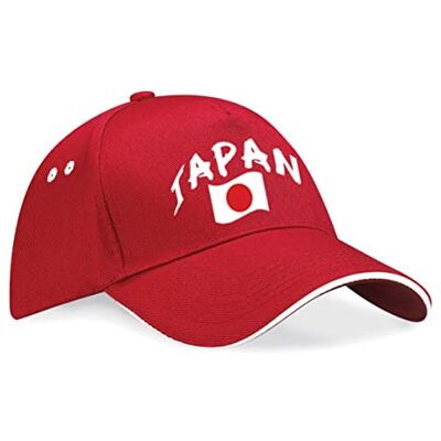 Supportershop Keps Japan, Färg: röd, One size Supportershop Keps Japan, Färg: röd, One size