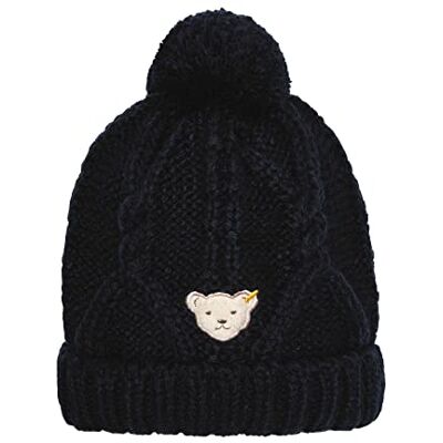 Steiff Boy's Classic Beanie-mössa, marinblå, 55 Steiff Boy's Classic Beanie-mössa, marinblå, 55