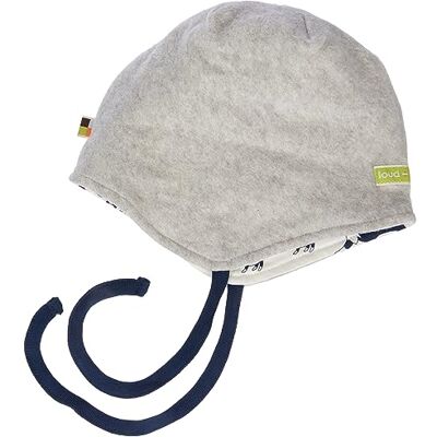 loud + proud unisex barn beanie-mössa, SILVER, 45-48 loud + proud unisex barn beanie-mössa, SILVER, 45-48