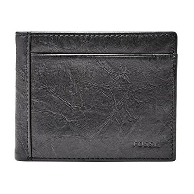 Fossil Vikbart Neel-läder för män 11,43 cm lång x 1,905 cm bred x 8,89 cm hög, Svart, 11.43 cm L x 1.91 cm W x 8.89 cm H, Avslappnad Fossil Vikbart Neel-läder för män 11,43 cm lång x 1,905 cm bred x 8,89 cm hög, Svart, 11.43 cm L x 1.91 cm W x 8.89 cm H, Avslappnad