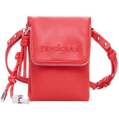Desigual MONE_Half Phone Coral, tvåfaldig plånbok kvinnor, 12, Apelsin, 12 Desigual MONE_Half Phone Coral, tvåfaldig plånbok kvinnor, 12, Apelsin, 12