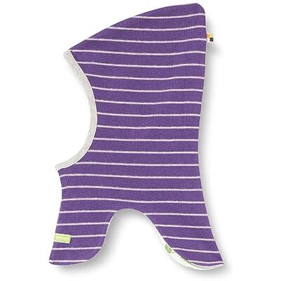 loud + proud unisex barn slip-mössa randig GOTS certifierad balaklava, violett, 42-44 loud + proud unisex barn slip-mössa randig GOTS certifierad balaklava, violett, 42-44