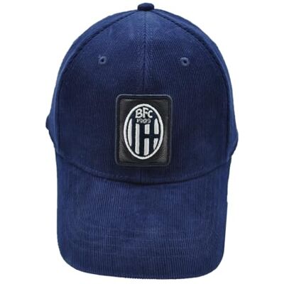 Bologna FC Sammet basebollkeps med broderi, Blå, one size Bologna FC Sammet basebollkeps med broderi, Blå, one size