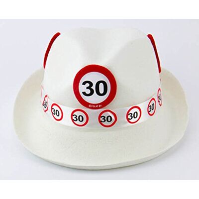 Folat Trafikskylt 30-årsdag Trilby hatt Folat Trafikskylt 30-årsdag Trilby hatt