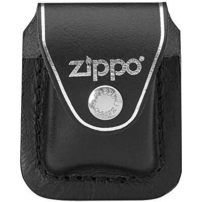 Zippo -midjeväska för stormtändare – Svart – Läder – Praktisk väska med klämma Zippo -midjeväska för stormtändare – Svart – Läder – Praktisk väska med klämma