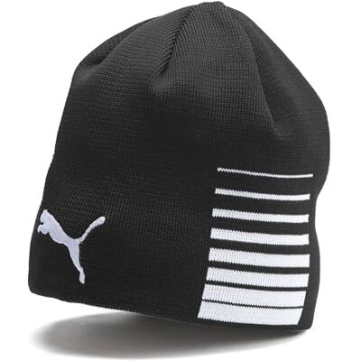 PUMA Standard Liga Reversible Beanie, svart, en storlek PUMA Standard Liga Reversible Beanie, svart, en storlek
