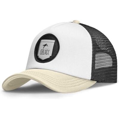 Oblack Herr Trucker Classic Baseball Cap, kräm, one size Oblack Herr Trucker Classic Baseball Cap, kräm, one size
