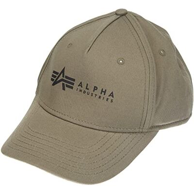 Alpha Industries keps Unisex Basecap Dark Green Alpha Industries keps Unisex Basecap Dark Green