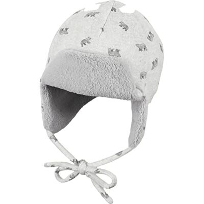 Sterntaler Pojkar flygarmössa isbjörnar mössa, LJUSGRÅ, 51 cm Sterntaler Pojkar flygarmössa isbjörnar mössa, LJUSGRÅ, 51 cm