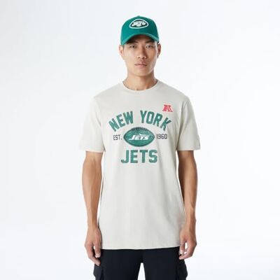 NY Jets NEW YORK JETS New Era keps NFL normal t-shirt nödställd skärmtryck team grafisk sten unisex NY Jets NEW YORK JETS New Era keps NFL normal t-shirt nödställd skärmtryck team grafisk sten unisex