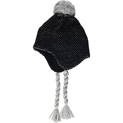Sterntaler Unisex stickad mössa Bommeli mössa, Silvermelerad, 49 cm Sterntaler Unisex stickad mössa Bommeli mössa, Silvermelerad, 49 cm