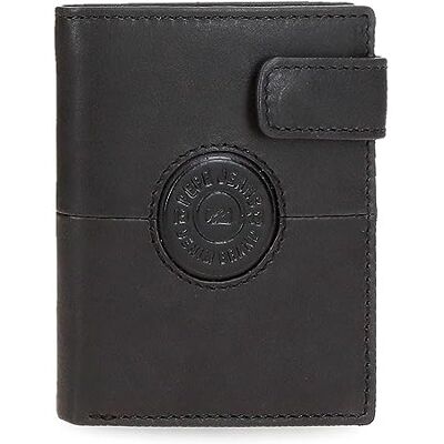 Pepe Jeans Cracker Vertikal plånbok med klickstängning Svart 8,5x10,5x1 cms Läder, Svart, Talla única, Vertikal plånbok med klickstängning Pepe Jeans Cracker Vertikal plånbok med klickstängning Svart 8,5x10,5x1 cms Läder, Svart, Talla única, Vertikal plånbok med klickstängning