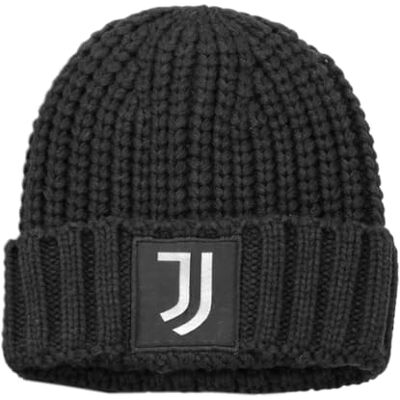 JUVENTUS Skipperkeps med lapp 50% PC 50% PL 133425, Svart, one size JUVENTUS Skipperkeps med lapp 50% PC 50% PL 133425, Svart, one size