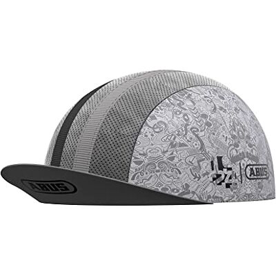 ABUS Race Cap – snygg cykelkeps med sweatband – skydd mot sol, insekter och svett – passar under vägcykelhjälmen – för kvinnor och män ABUS Race Cap – snygg cykelkeps med sweatband – skydd mot sol, insekter och svett – passar under vägcykelhjälmen – för kvinnor och män