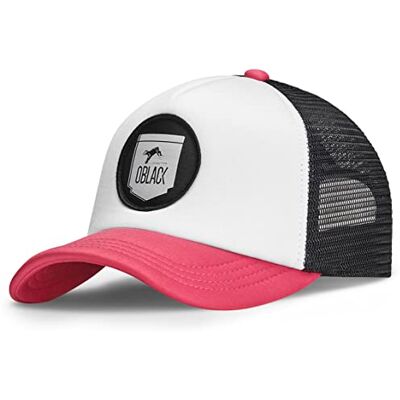 Oblack Trucker Cap herr Classic Basecap dam med mesh Justerbar baseballkeps för män en storlek Cappy män unisex basebollkeps keps män, ROSA, En Storlek Oblack Trucker Cap herr Classic Basecap dam med mesh Justerbar baseballkeps för män en storlek Cappy män unisex basebollkeps keps män, ROSA, En Storlek