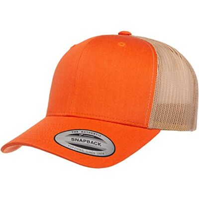 Yupoong enkel keps, Rustik orange/kaki, one size Yupoong enkel keps, Rustik orange/kaki, one size