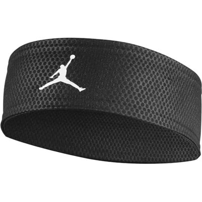 NIKE Unisex Jordan Dri-Fit Performance Sport Pannband, Black/White, One Size NIKE Unisex Jordan Dri-Fit Performance Sport Pannband, Black/White, One Size