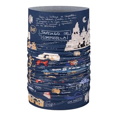 Buff CoolNet UV® flexibel halsdamask, UPF50-skydd, lätt, elastisk, återvunnet material, sport, sommar marin en storlek Buff CoolNet UV® flexibel halsdamask, UPF50-skydd, lätt, elastisk, återvunnet material, sport, sommar marin en storlek