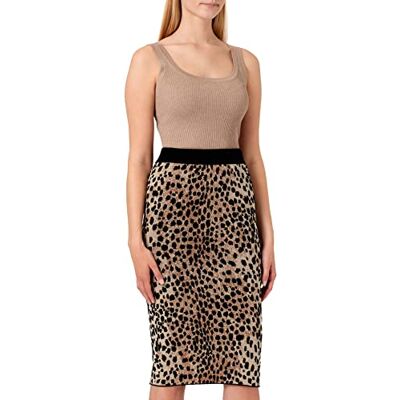 Just Cavalli Damkjol, 001j Natural Leo Jacquard, XL Just Cavalli Damkjol, 001j Natural Leo Jacquard, XL