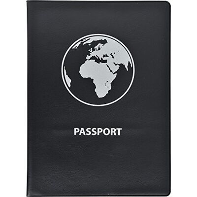 Exacompta Ref 5404E Hidentity Passport RFID skyddsfodral i ogenomskinlig PVC Skydd av personuppgifter Anti-piratkopiering Filformat: 9x12.8 cm Svart Exacompta Ref 5404E Hidentity Passport RFID skyddsfodral i ogenomskinlig PVC Skydd av personuppgifter Anti-piratkopiering Filformat: 9x12.8 cm Svart