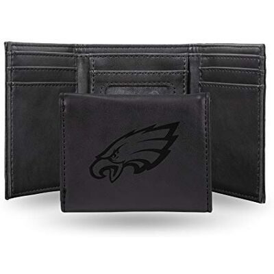 Rico Industries NFL lasergraverad tredelad plånbok, brun Lagfärg 3.25 x 4-inches Rico Industries NFL lasergraverad tredelad plånbok, brun Lagfärg 3.25 x 4-inches