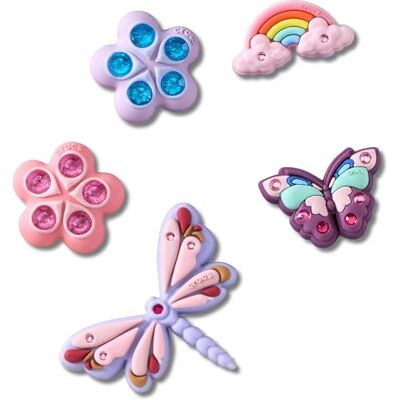Crocs Unisex Magical Garden Bug 5-pack skoberlocker, flerfärgad, en storlek, flerfärgad, En Storlek Crocs Unisex Magical Garden Bug 5-pack skoberlocker, flerfärgad, en storlek, flerfärgad, En Storlek