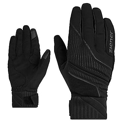 Ziener Herrar ULIC TOUCH längdskiva/nordic/crosscountry-handskar Touch, överdragsvantar svart, 7,5 Ziener Herrar ULIC TOUCH längdskiva/nordic/crosscountry-handskar Touch, överdragsvantar svart, 7,5