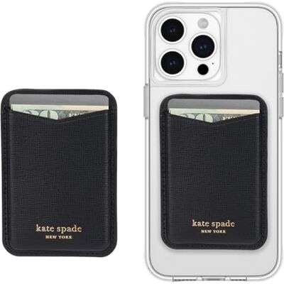 kate spade new york magnetisk plånbok/korthållare – kompatibel med MagSafe-plånbok – svart kate spade new york magnetisk plånbok/korthållare – kompatibel med MagSafe-plånbok – svart