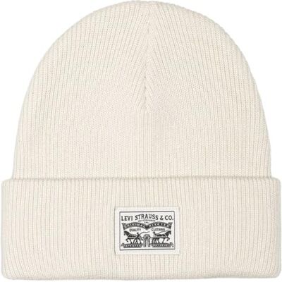 Levi's Beanie, kräm för dam, Färg: creme, One size Levi's Beanie, kräm för dam, Färg: creme, One size