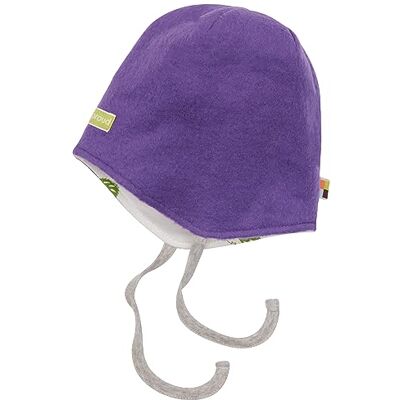 loud + proud LT1 Mütze Fleece, Zertifiziert, Beret barn Unisex, Violet, Violet loud + proud LT1 Mütze Fleece, Zertifiziert, Beret barn Unisex, Violet, Violet