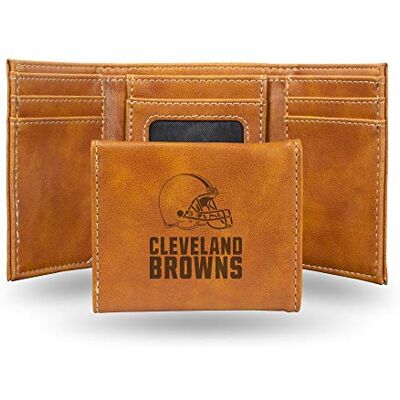 Rico Industries NFL lasergraverad tredelad plånbok, brun Lagfärg 3.25 x 4-inches Rico Industries NFL lasergraverad tredelad plånbok, brun Lagfärg 3.25 x 4-inches