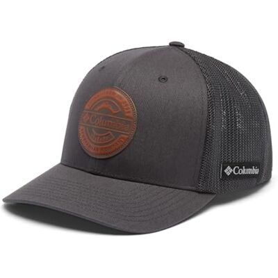 Columbia Uni-Adult Rugged Outdoor Mesh Hat basebollkeps, Haj/cirkellogotyp, L-XL Columbia Uni-Adult Rugged Outdoor Mesh Hat basebollkeps, Haj/cirkellogotyp, L-XL