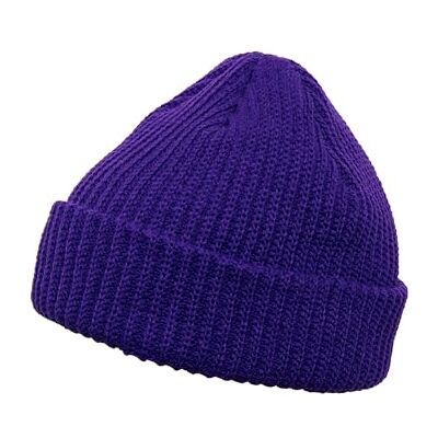 Flexfit unisex ribbmössa lila en storlek Yupoong huvudbonader Flexfit unisex ribbmössa lila en storlek Yupoong huvudbonader