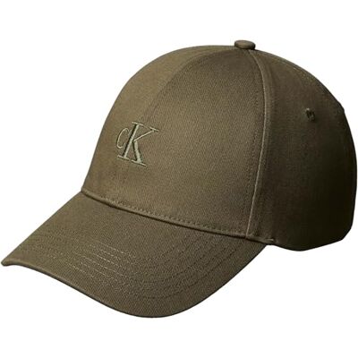 Calvin kvinnors monogram broderi baseballkeps Lv04K5024G keps, beige, en storlek Calvin kvinnors monogram broderi baseballkeps Lv04K5024G keps, beige, en storlek