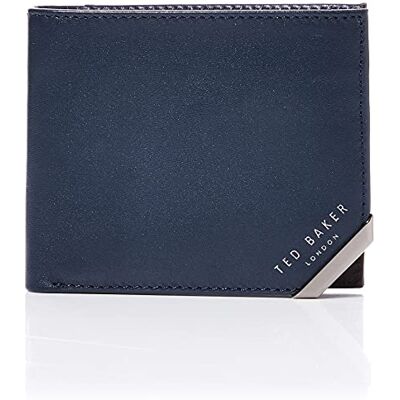 Ted Baker Korning resetillbehör för män – dubbelvikt plånbok, Marinblått Xsp, One Size Ted Baker Korning resetillbehör för män – dubbelvikt plånbok, Marinblått Xsp, One Size
