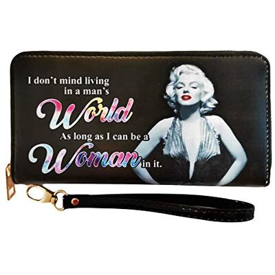 Midsouth Products Norma Jeane as Marilyn Wallet with Zipper- Women's World Midsouth Products Norma Jeane as Marilyn Wallet with Zipper- Women's World